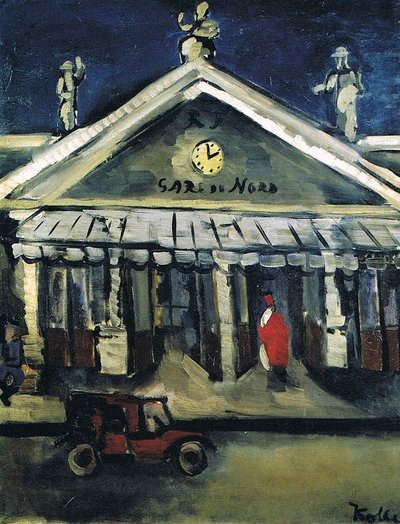 Entrance to Gare du Nord by Helmut Kolle